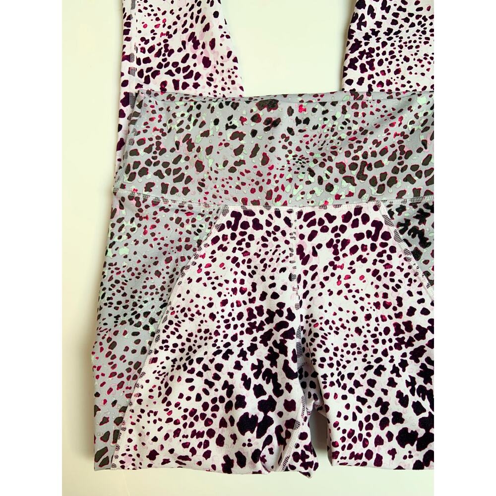 Fabletics Power Hold White Pink Gray High Waisted… - image 6